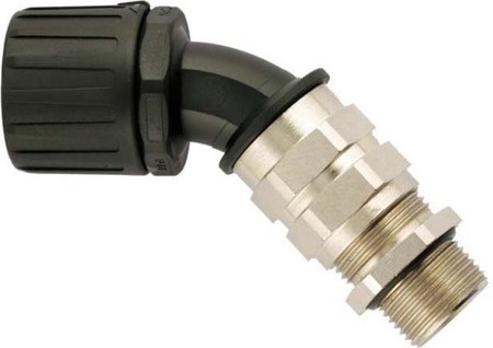 Screw connection for corrugated plastic hose 21 mm 166-23911
