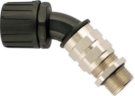 Screw connection for corrugated plastic hose 54 mm 166-23908