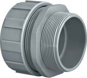 Screw connection for protective plastic hose 40 mm 166-40707