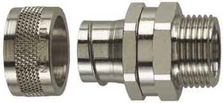 Screw connection for protective metallic hose 40 mm 40 166-30407