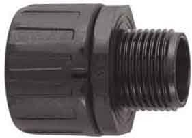 Screw connection for corrugated plastic hose 11 mm 166-21021