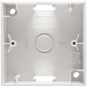 Surface mounted housing for flush mounted switching device  0003