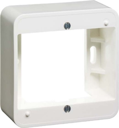 Surface mounted housing for flush mounted switching device  0019