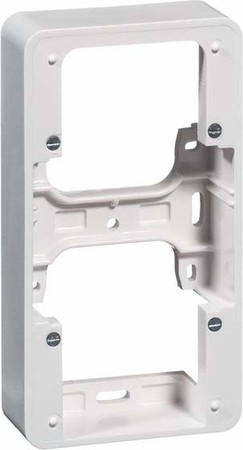 Surface mounted housing for flush mounted switching device  0019