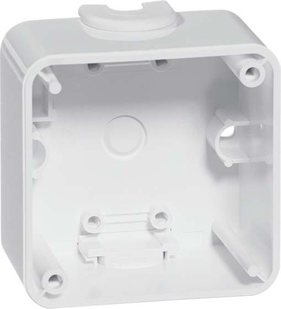 Surface mounted housing for flush mounted switching device  0060