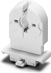 Lamp holder Plug-in lamp holder Plastic White 108438