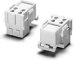 Lamp holder Plug-in lamp holder Plastic White 109344