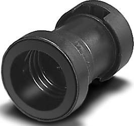 Lamp holder Illumination lamp holder Plastic Black 500680