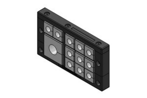 Gland plate for small distribution boards/switchgear cabinets  4