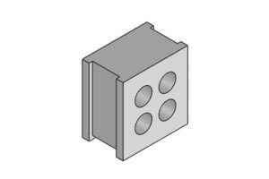 Cable plug sealing clamp  42584