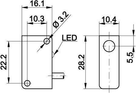 Inductive proximity switch  IB160100