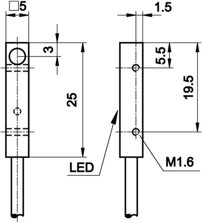 Inductive proximity switch  IBQ50174