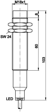 Inductive proximity switch  IN1804K0