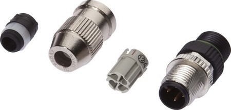 Sensor-actuator connector M12 Male (plug) VK003S28