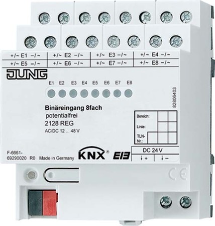 Binary input for bus system  2128REG