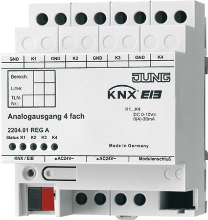 Analogue actuator for bus system  2204.01REGA