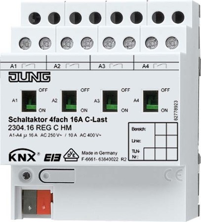 Switch actuator for bus system  2304.16REGCHM