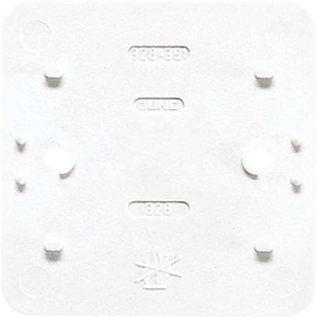 Base plate for flush mounted installation 1-fold Plastic 328