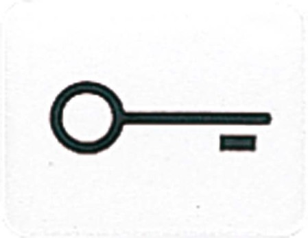 Labelling material for domestic switching devices Symbols 33TWW