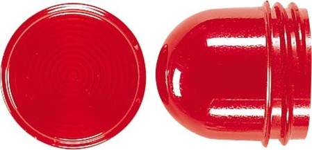 Hood for light signalling unit Lighting cap flat Red 37.05