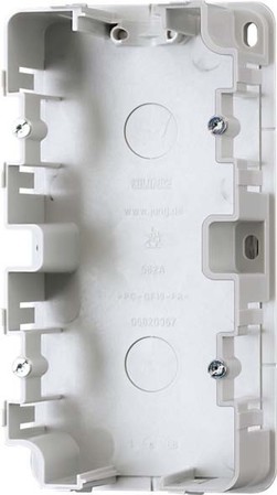 Surface mounted housing for flush mounted switching device  582A