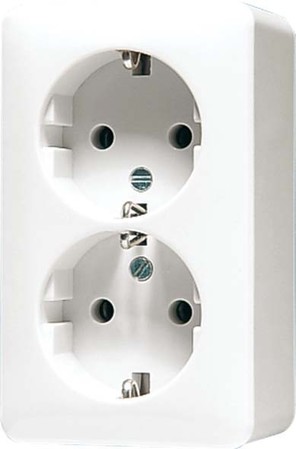 Socket outlet Protective contact 2 6020AWW