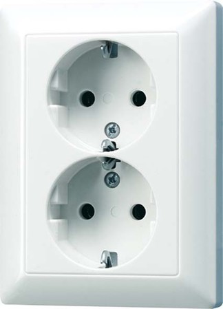 Socket outlet Protective contact 2 AS5020UWW