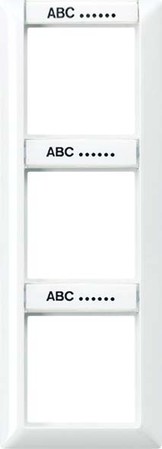 Cover frame for domestic switching devices 3 Vertical AS583NAWW