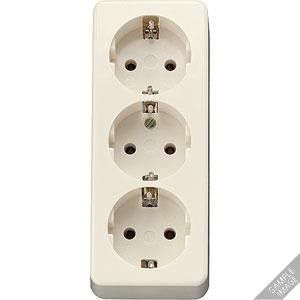 Socket outlet strip 3 10S23L