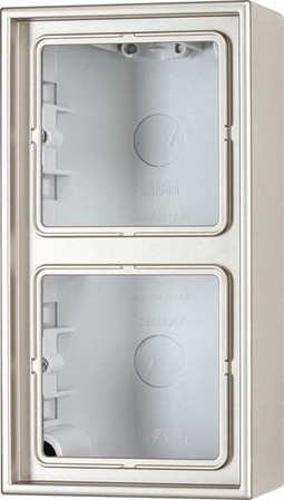 Surface mounted housing for flush mounted switching device  AL25