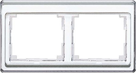 Cover frame for domestic switching devices 5 Horizontal SL5850WW