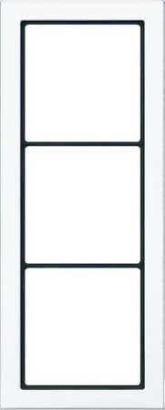 Cover frame for domestic switching devices 3 FD983WW