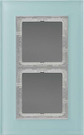 Cover frame for domestic switching devices 2 LSP982GLAS