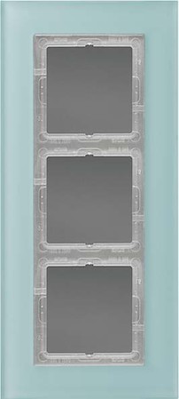 Cover frame for domestic switching devices 3 LSP983GLAS