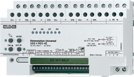 Dimming actuator for bus system  UDS4REGHE