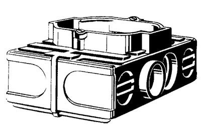 Box/housing for built-in mounting in the wall/ceiling  1066-00