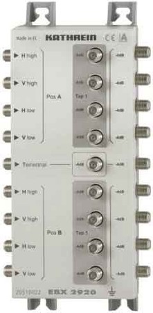 Tap-off and distributor F-Connector Distributor 5 MHz 20510022