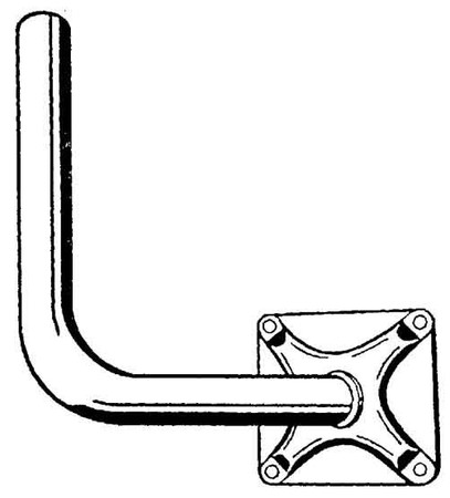 Antenna support bracket Wall mount 50 mm 218686