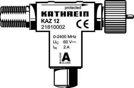 Lightning current arrester for data networks/MCR-technology  218