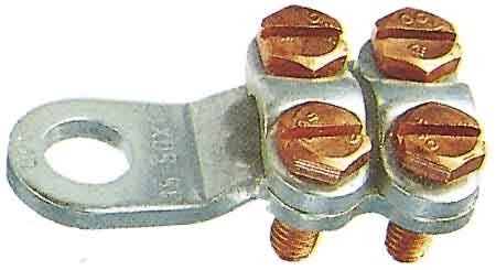 Screw cable lug for copper conductors 10 Bare 16 mm² 584R10bk