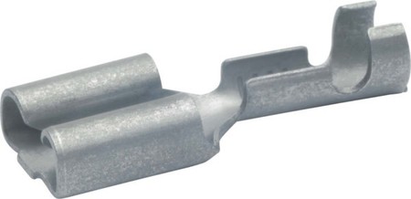 Round plug/flat receptacle Sleeve Flat 6.3x0.8 mm 4 mm² 1750ST