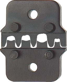 Insert for crimp tool cable lugs, cable end sleeves, screen conn