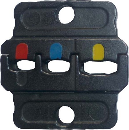 Insert for crimp tool cable lugs, cable end sleeves, screen conn