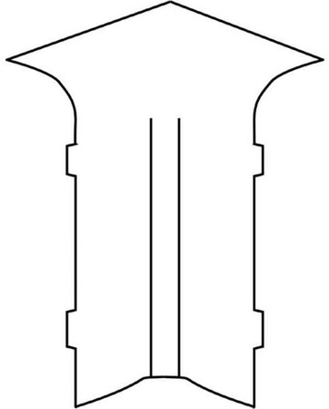 Inner corner for skirting duct 50 mm 17 mm None SFI50.3