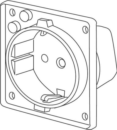 Socket outlet Protective contact 1 5105.5