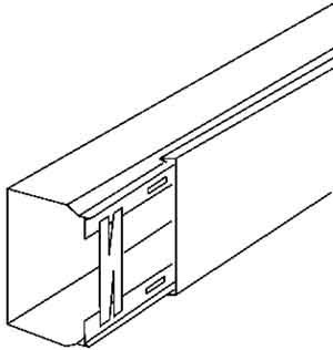 Installation duct 60 mm 62 mm 2000 mm HKL6060.6