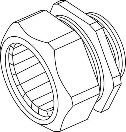 Screw connection for protective metallic hose  978/29