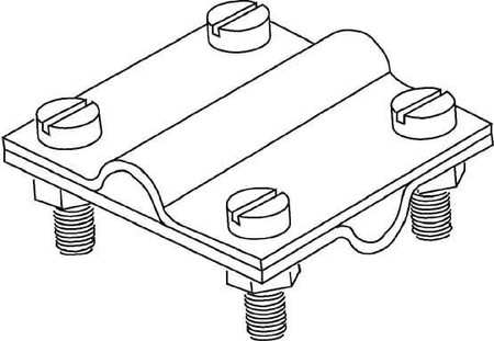 Connector for lightning protection Cross connector Copper 3027/8