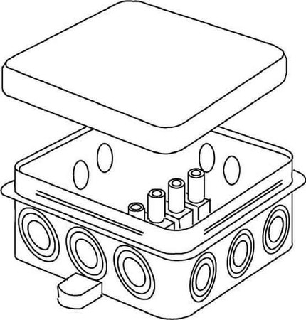 Box/housing for built-in mounting in the wall/ceiling  820