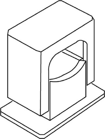 Fixing clip 12 mm 6 mm 1 1765